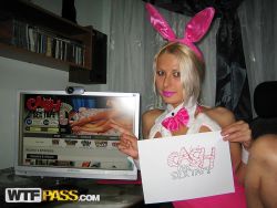 pornstar adele a point of fact sizzling blonde female friend displays her ass and tits 6 250x188