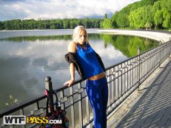 pornstar adele a point of fact sizzling blonde female friend displays her ass and tits 9 250x188