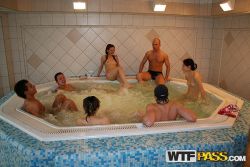 pornstar aspen kveta taya the gang of studs on the faculty fuck birthday party 5 250x167