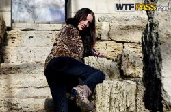 pornstar aurita good looking teenage female friend posing along her garments off 3 250x163