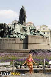 pornstar bella baby after scorching outdoor sex blonde hottie were given facial 4 167x250