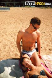 pornstar dasi west a few beginner sluts having laugh on seashore 4 167x250