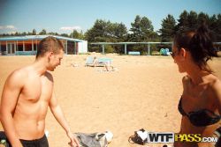 pornstar dasi west a few beginner sluts having laugh on seashore 7 250x167