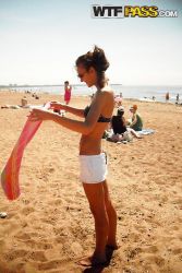 pornstar dasi west a few beginner sluts having laugh on seashore 9 167x250