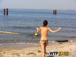 pornstar dasi west two novice bitches having laugh fortunate man on seaside 12 250x188