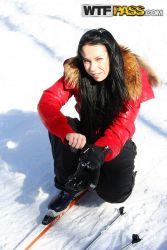 pornstar emmy scorching newbie vixen blue eyes sucks her bf outdoor 167x250