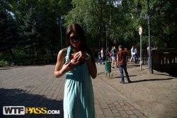 pornstar erika bellucci beautiful bimbo strips her garments within the outdoors 1 250x167