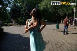 pornstar erika bellucci beautiful bimbo strips her garments within the outdoors 2 250x167