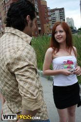 pornstar gabbana adorable redhead lady within the pick out up sex scenes 1 167x250