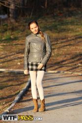pornstar katya youngster female friend seems superb her autumn outfit 1 167x250