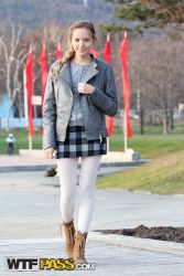 pornstar katya youngster female friend seems superb her autumn outfit 14 167x250