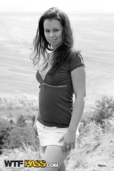 pornstar krystinka gorgeous novice brunette posing along her garments on 12 167x250