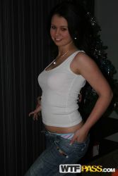 pornstar krystinka gorgeous novice brunette posing along her garments on 4 167x250