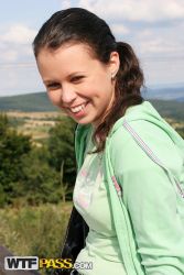 pornstar krystinka gorgeous novice brunette posing along her garments on 9 167x250