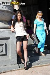 pornstar leonora horny teenage babe poses seductively public 2 166x250