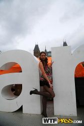 pornstar nadia bella sexy teen slut presentations her tasty knockers public 7 167x250