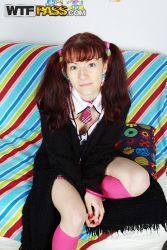 pornstar selena sizzling schoolgirl teen her muff fucked through panda strapon 167x250