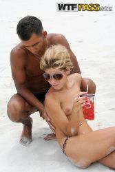 pornstar tiffany attractive bikini woman sucking and fucking outdoor 7 167x250
