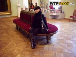 pornstar vika blue eyed beginner babe posing seductively billiard room 9 250x188